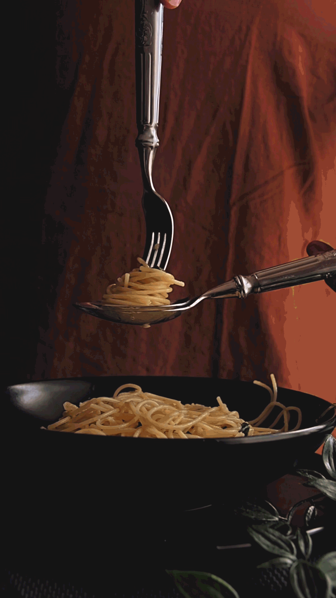 Cinemagraph mit Spaghetti