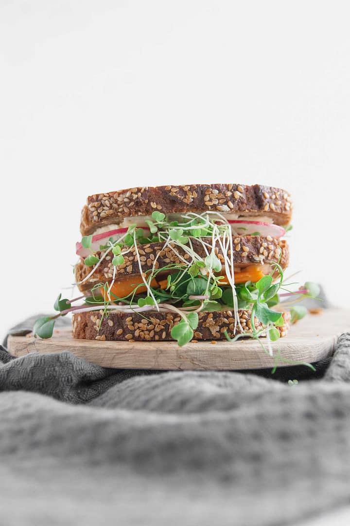 Sandwich mit Microgreens